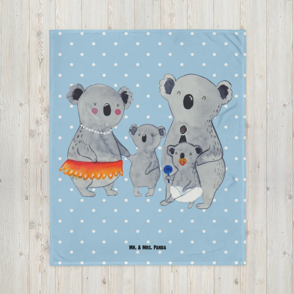 

Одеяло Mr. & Mrs. Panda, синий