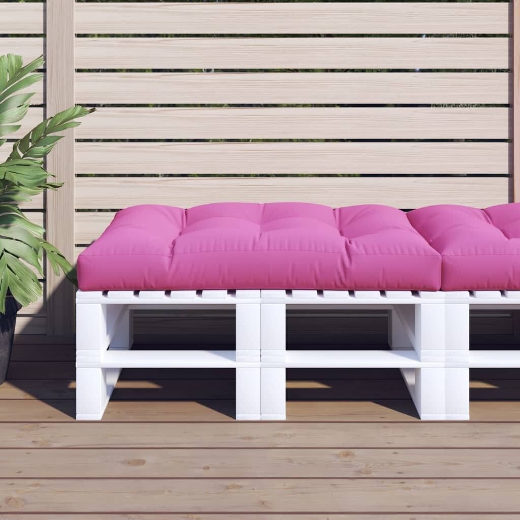 

Подушка-паллет розовая 50х40х12 см ткань DKD HOME DECOR, розовый