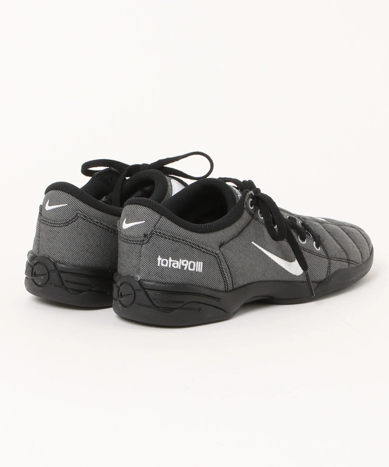 Мужские кеды из синтетической ткани NIKE TOTAL 90 PRM чёрные — фото 2