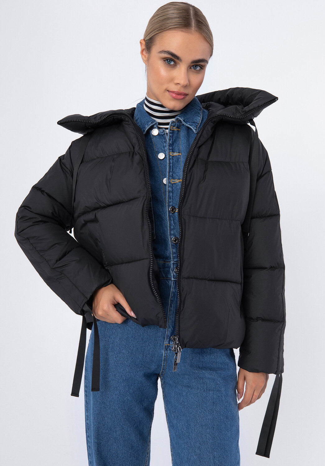 

Кожаная куртка Wittchen Faux leather jacket, черный