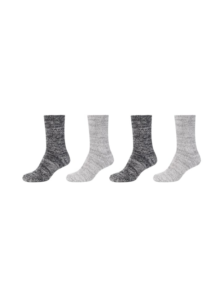

Носки camano 4er Pack warm & cozy, цвет schwarz mix