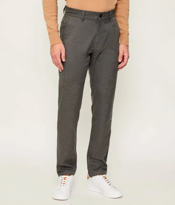 Брюки чинос DS-5 tapered fit Boss Orange, серый — фото 3