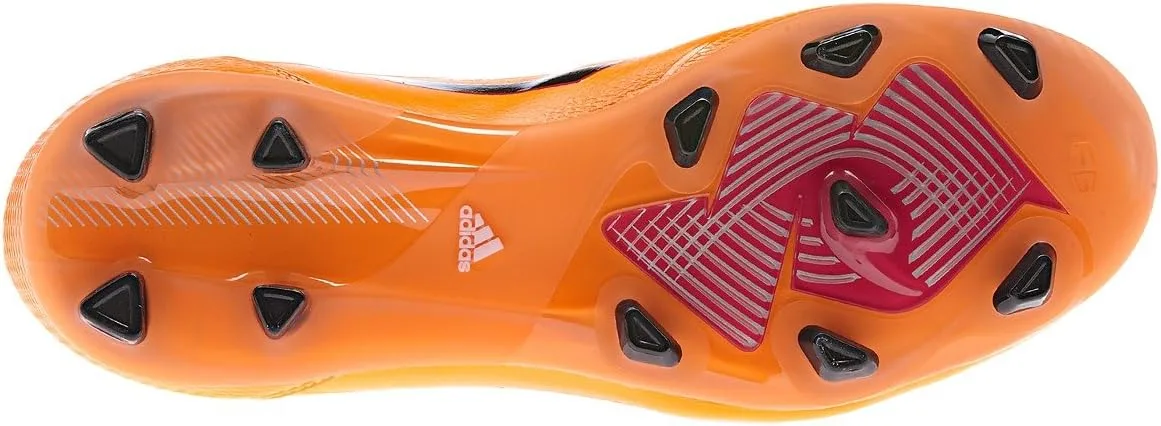 Детские кроссовки Adidas F50 adizero TRX FG J F32732 Jr оранжевого, черного цвета, BLAPUR — фото 2