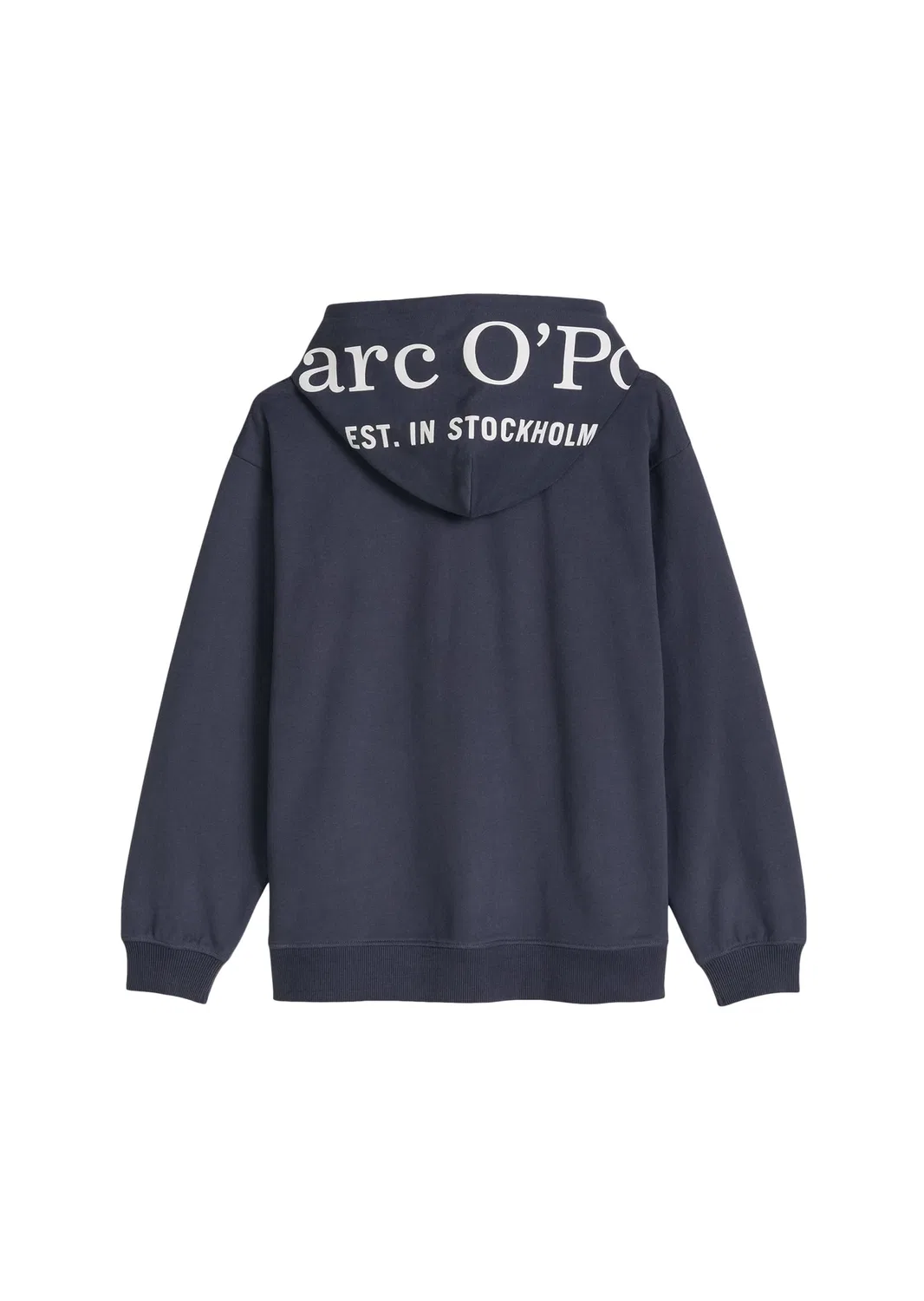 Капюшонная свитшот-куртка для подростков, синяя, Marc O'Polo, синий — фото 2
