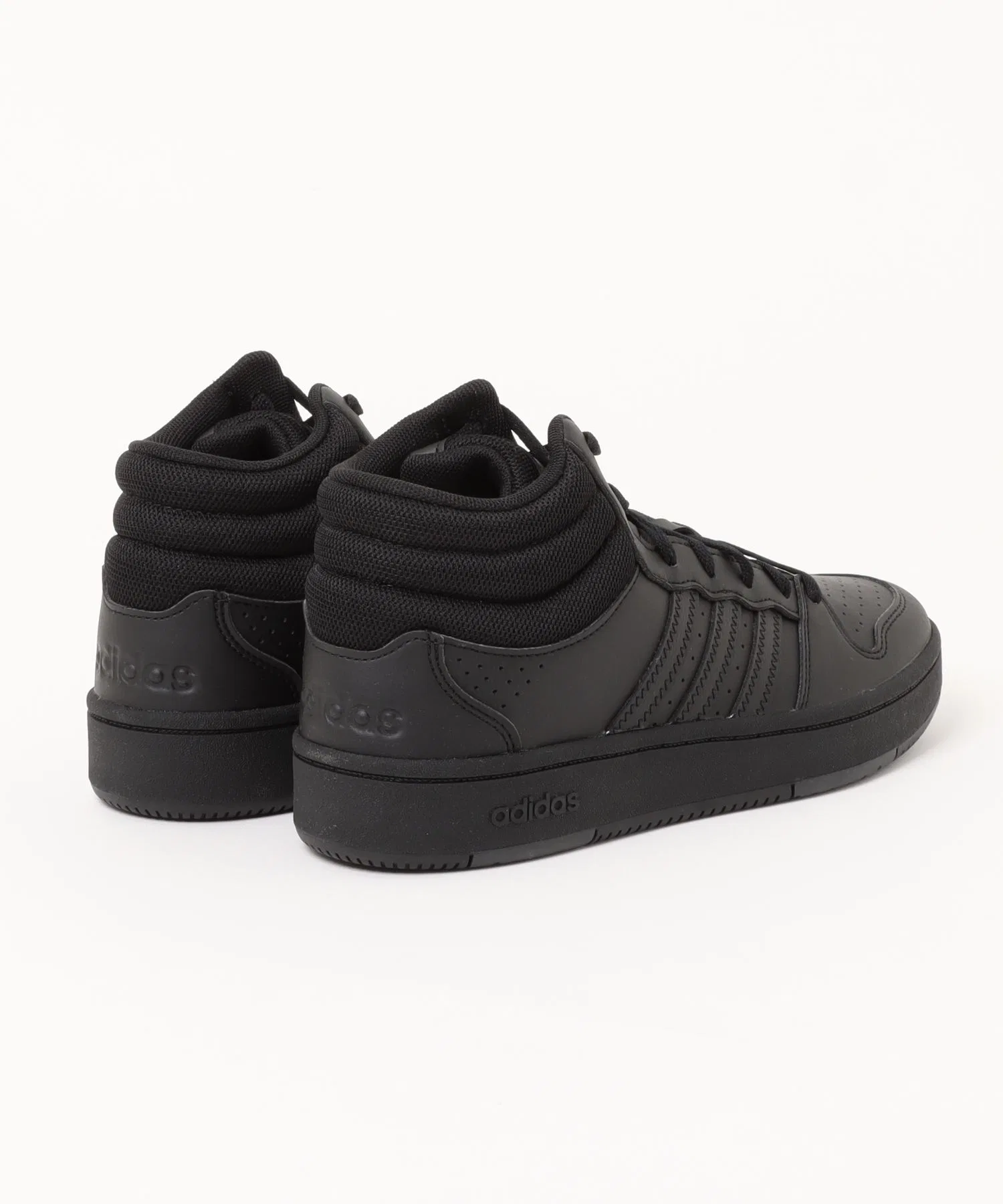 Мужские кроссовки adidas HOOPS MID CLASSIC чёрные — фото 2