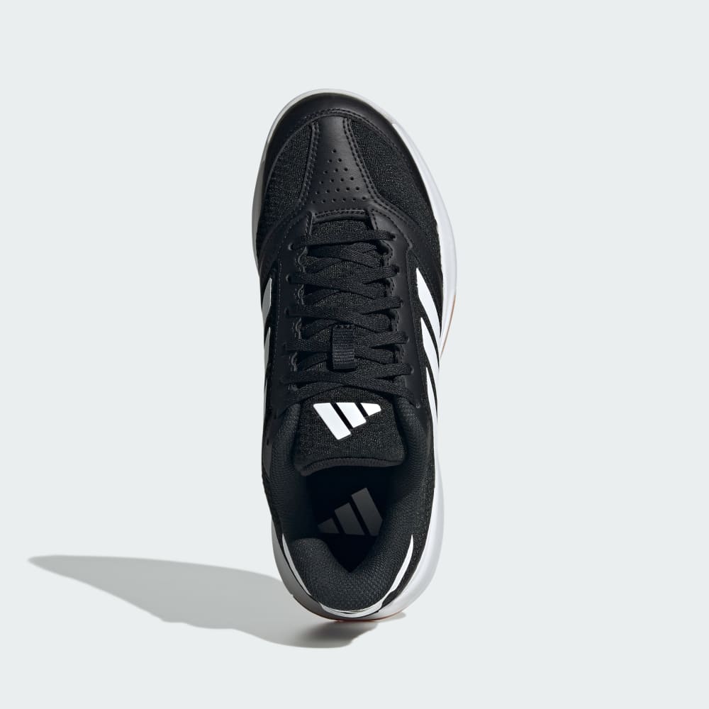 Кроссовки Adidas Ligra 8 Indoor Shoes, цвет Core Black/Cloud White/Cloud White — фото 2