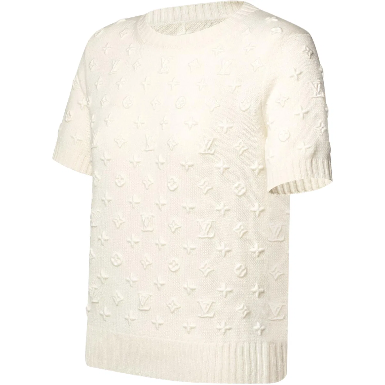 Свитер из кашемира SS26 Women's LOUIS VUITTON, White — фото 4