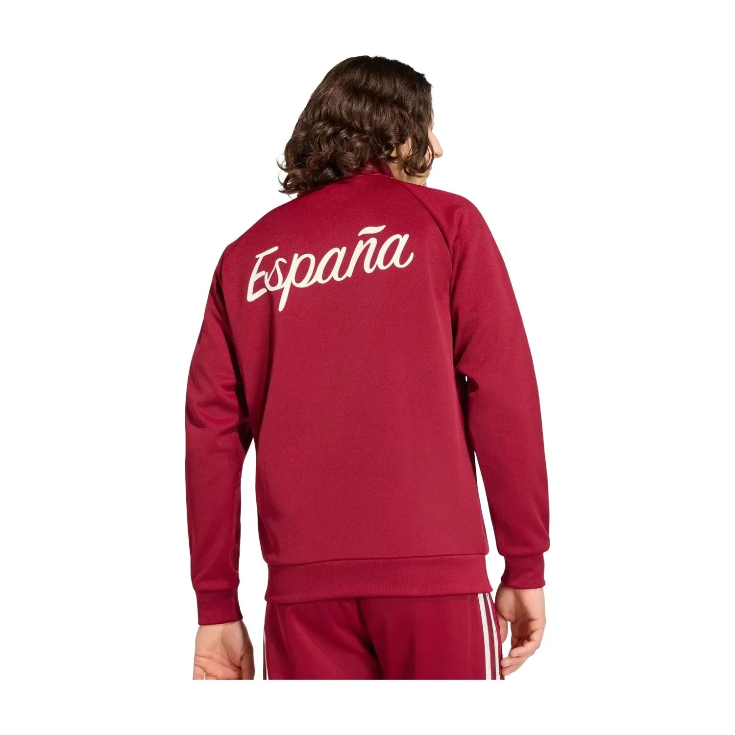 Спортивная куртка Adidas Spain 2026, бордовый — фото 2