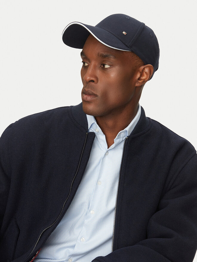 

Бейсболка Tommy Hilfiger Corp Flannel AM0AM13164, темно-синий
