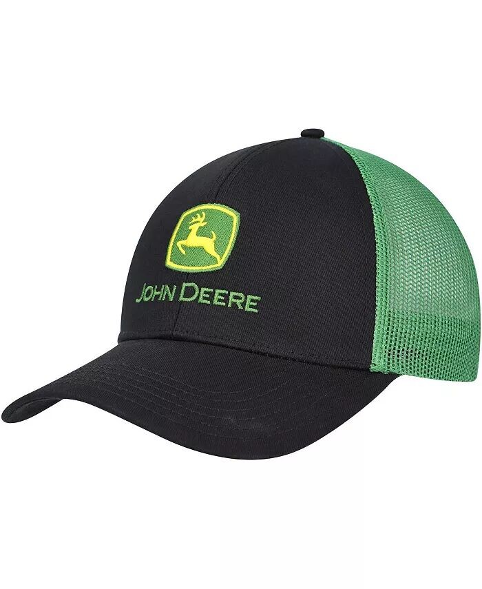 

Мужская черная регулируемая кепка John Deere Classic Trucker Top Of The World, черный