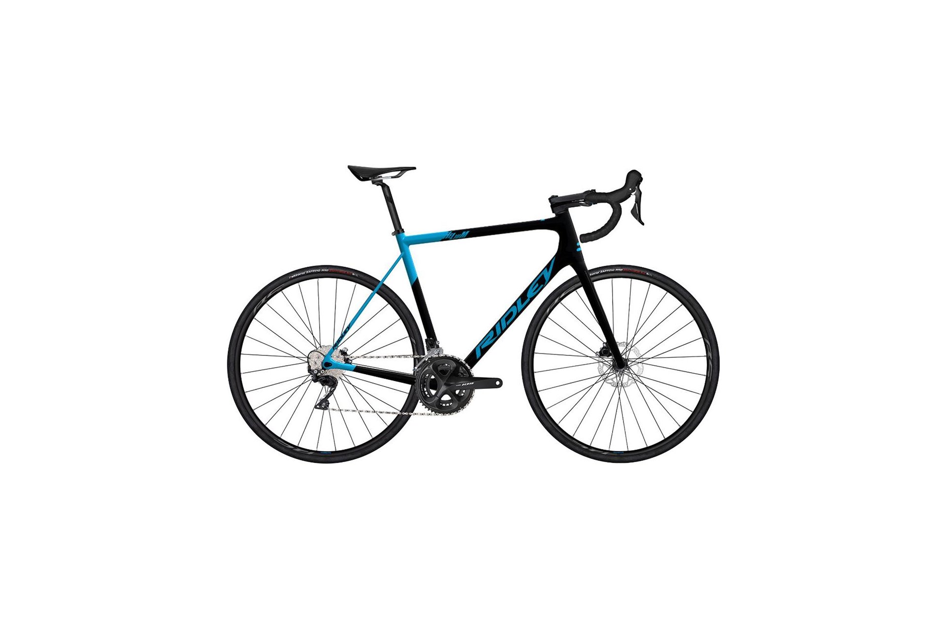 

Шоссейный велосипед Ridley Helium disc - rs171 - 105 - 28 дюймов - diamant, schwarz | schwarz-blau