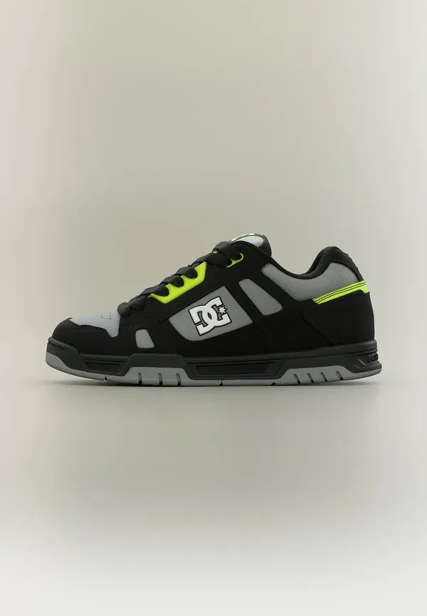 Кроссовки Dc Shoes Stag, черный/серый/лайм