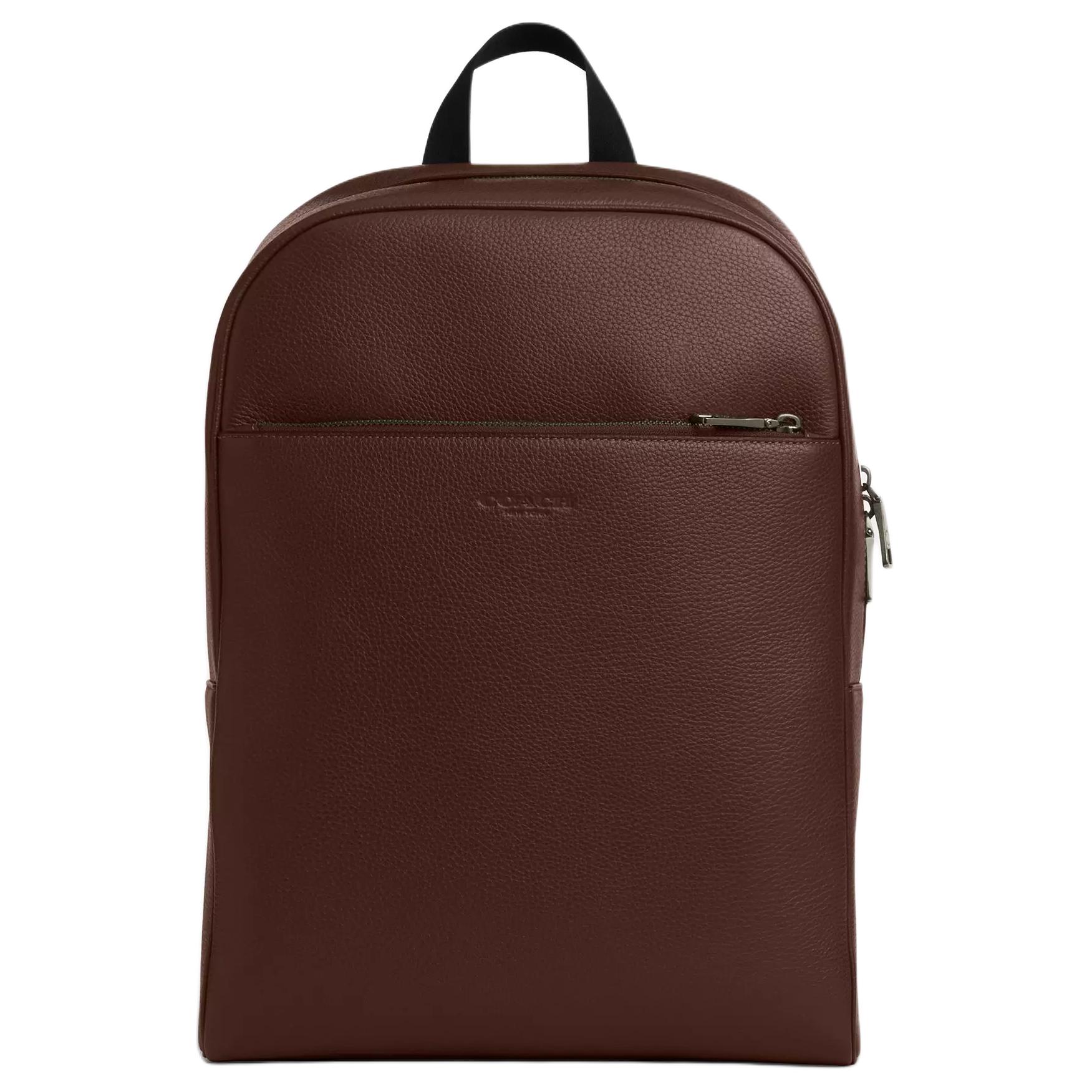 

COACH Кожаный рюкзак мужской с кленовым листом красный