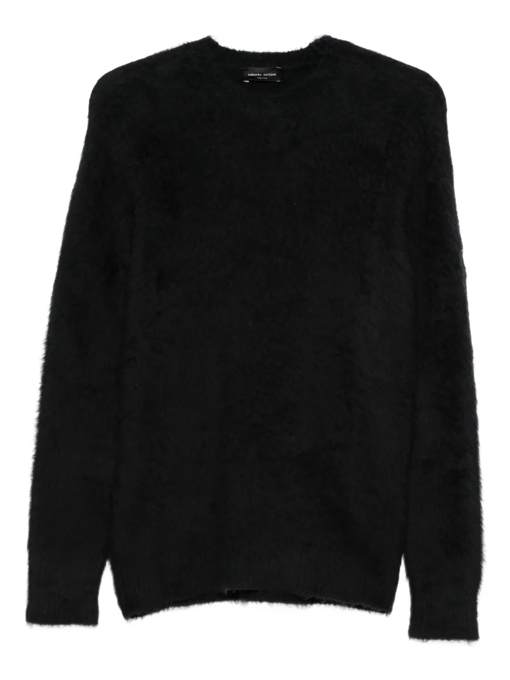 

Фактурный свитер Roberto Collina, черный