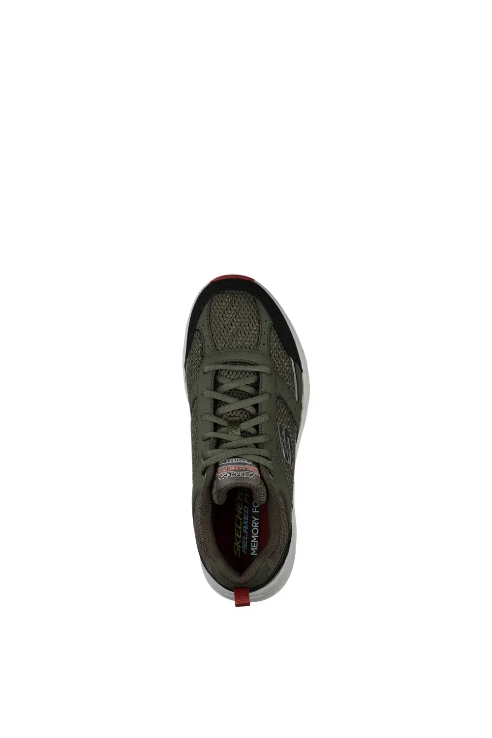 Кроссовки Skechers Relaxed Fit Oak Canyon Verketta, оливковый — фото 3