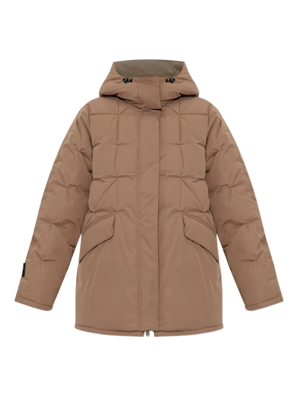 

Стеганое пальто-парка с капюшоном Rethinkit Studios, нейтральный