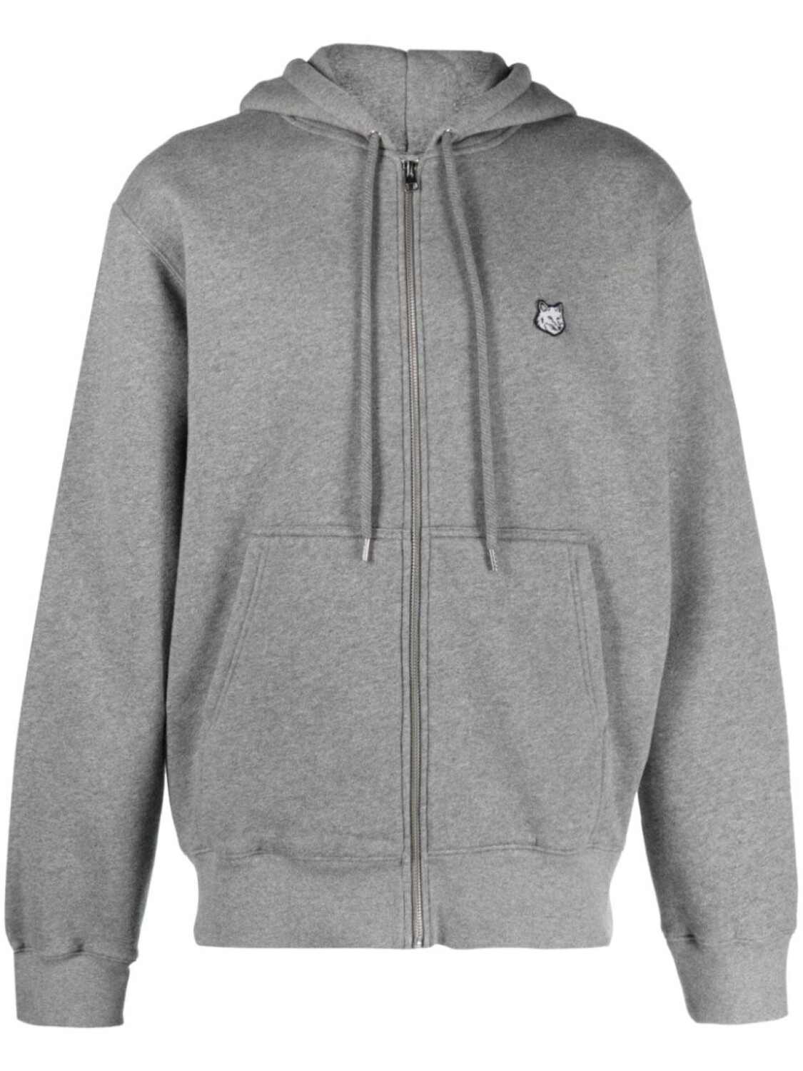 

Maison Kitsuné худи с нашивкой Fox, серый