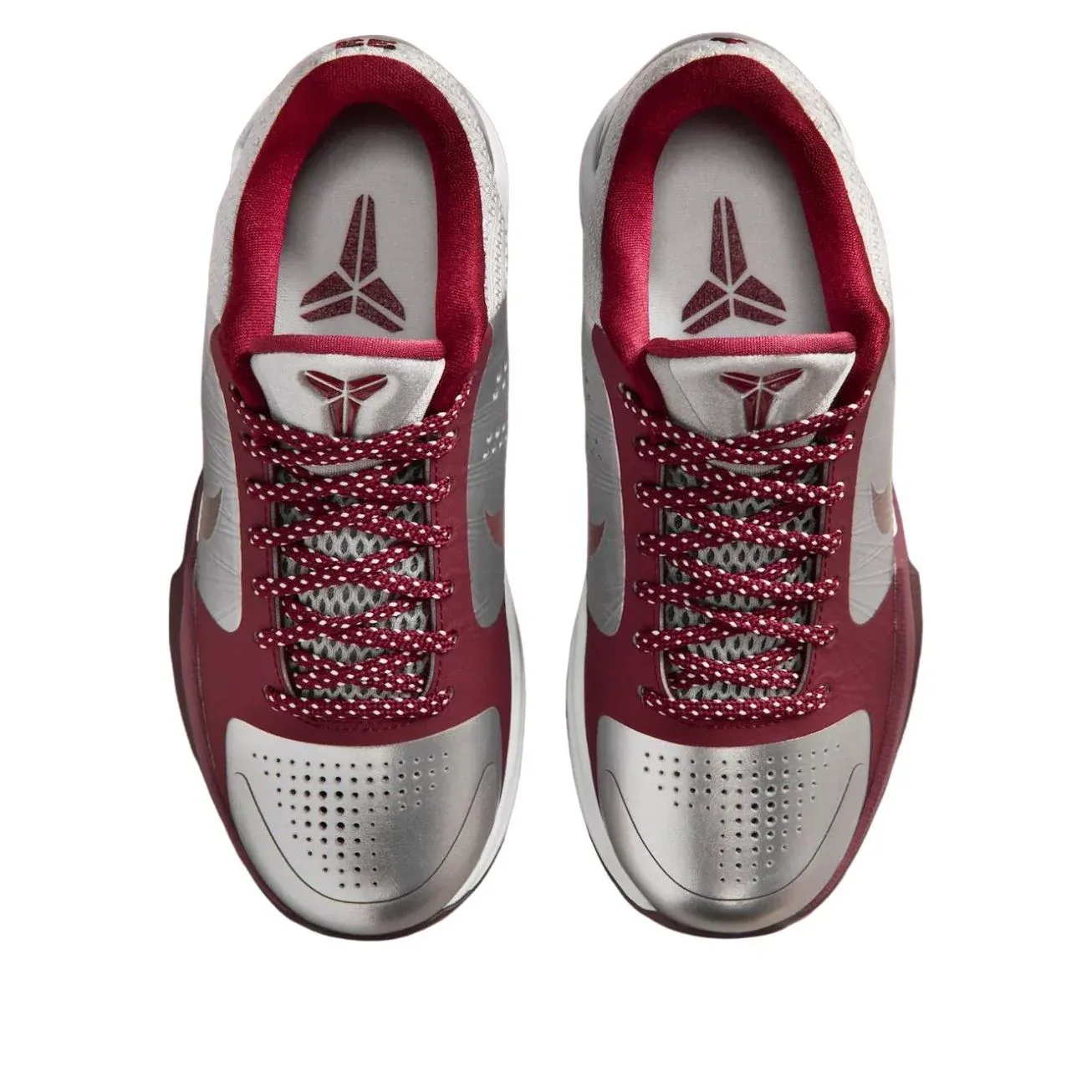 Кроссовки (GS) Nike Kobe 5 Protro 'Lower Merion Aces Away' 2026, серебро — фото 3
