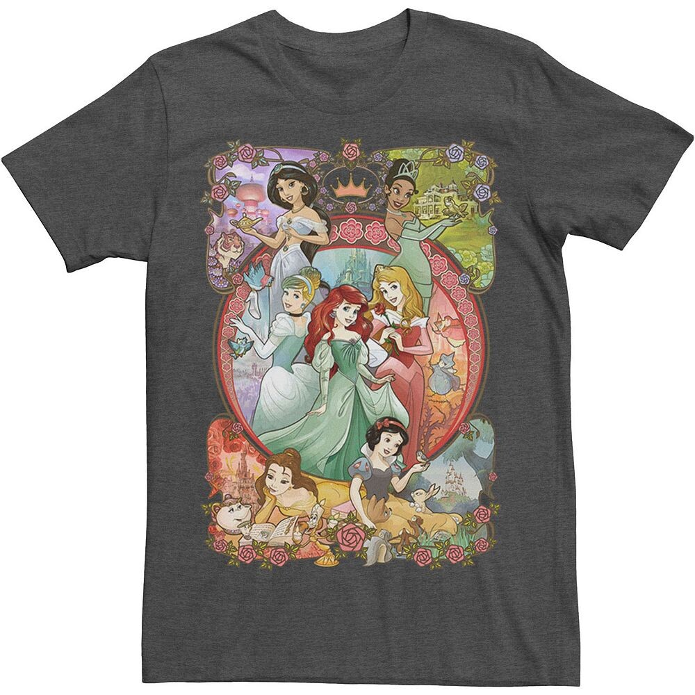 

Футболка Big & Tall Disney Princess Power Artsy Licensed Character, цвет Charcoal Heather