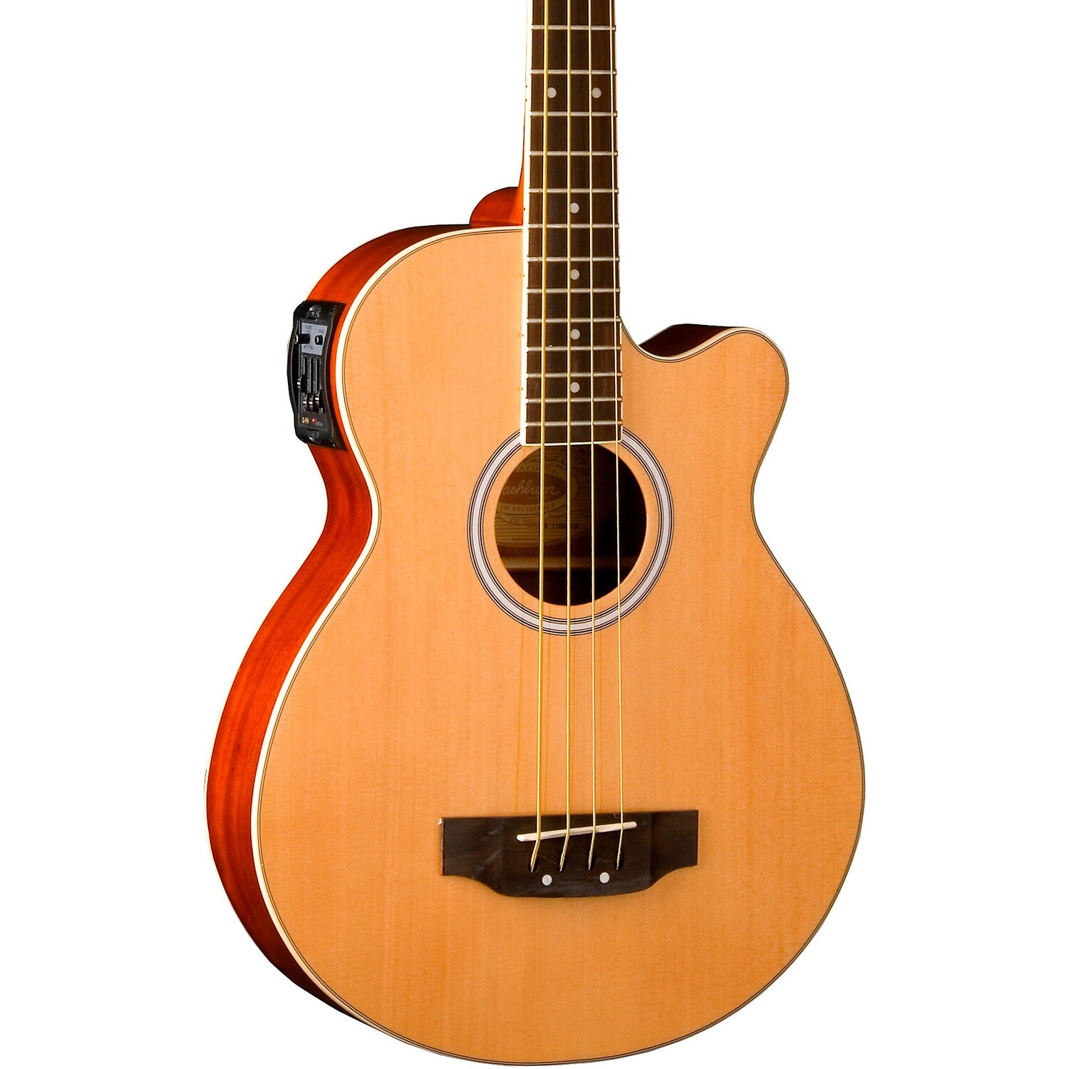 

Washburn AB5 Cutaway Акустическая электрическая бас-гитара Natural