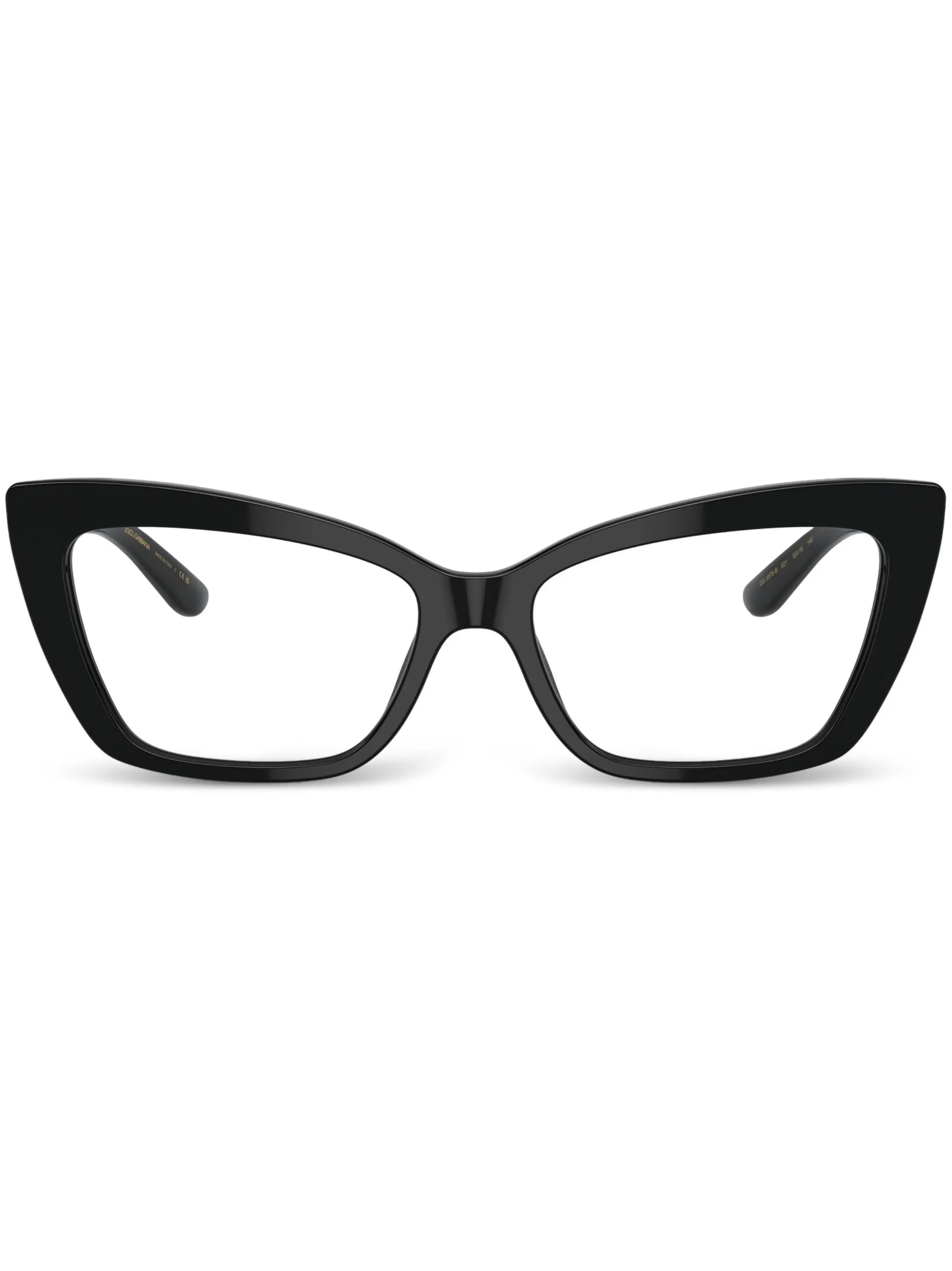 

Очки в оправе кошачий глаз Dolce & Gabbana Eyewear, черный