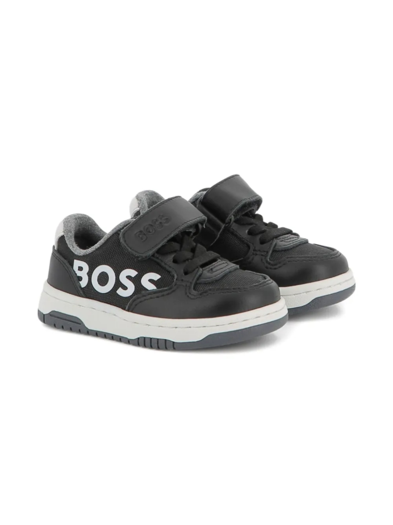 

BOSS Kidswear кроссовки с логотипом, черный