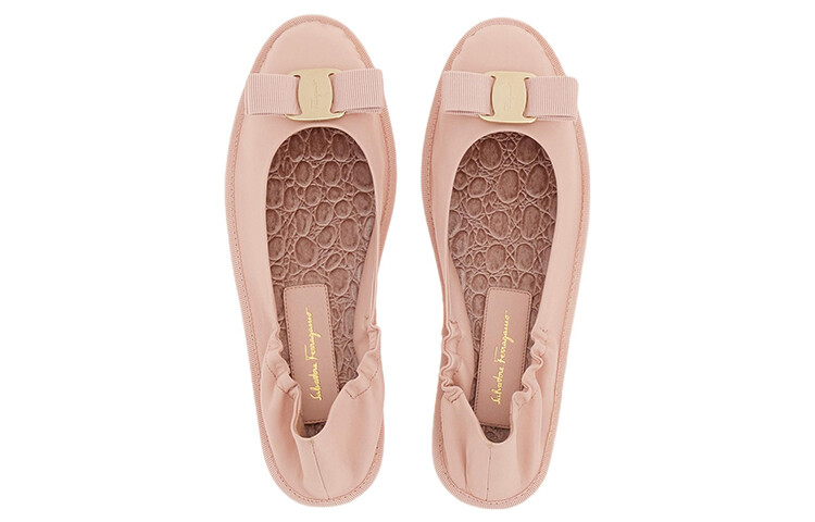Туфли женские Ferragamo, розовый — фото 4