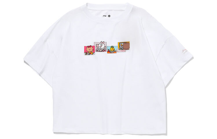 

Футболка женская белая Lining