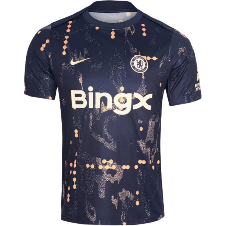 Футболка Chelsea Fc Academy Pro Se Men's Dri FIT для предматчевой разминки Nike, синий — фото 3