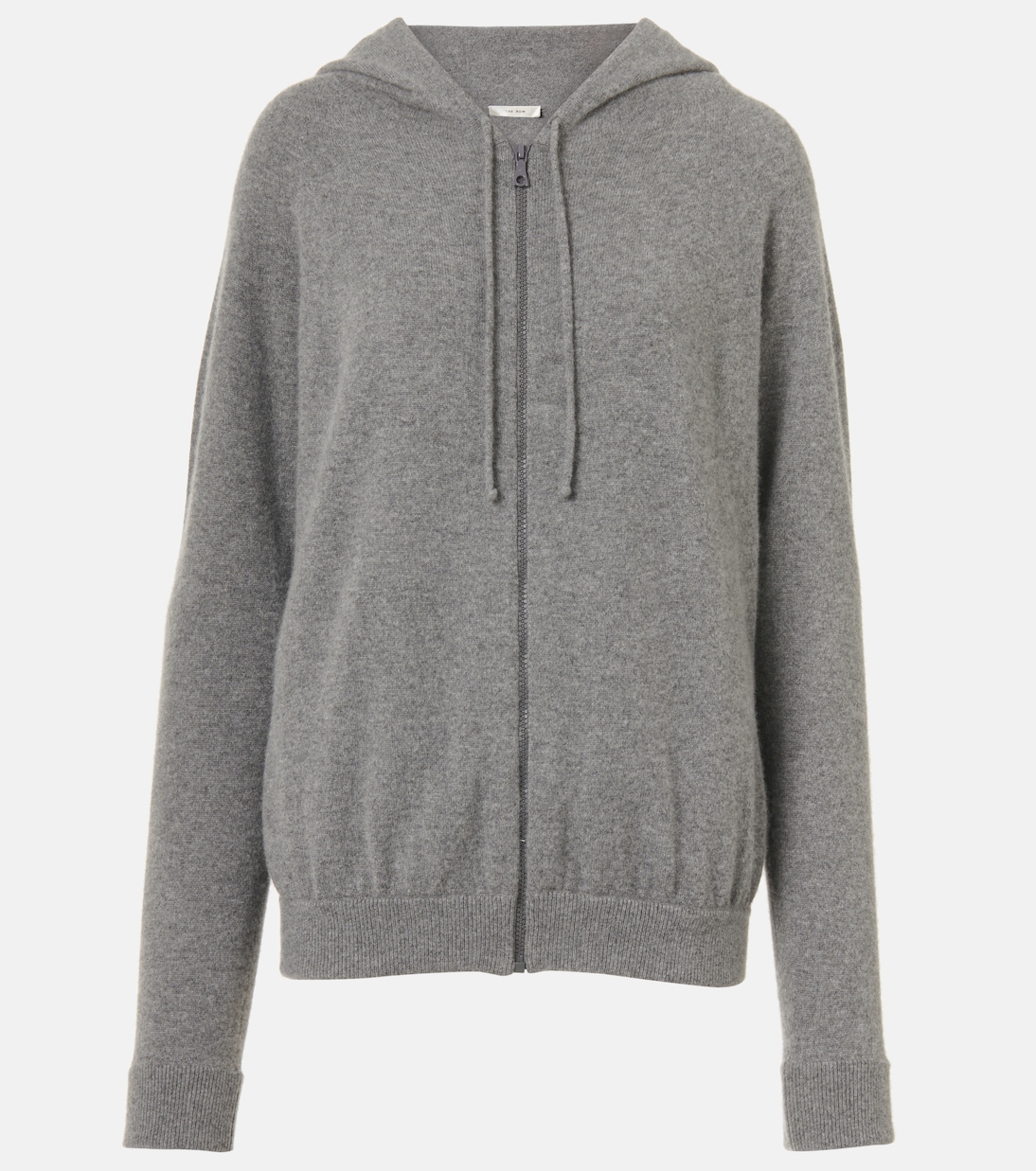 

Толстовка с капюшоном Kawoa из кашемира на молнии The Row, Medium Grey Melange