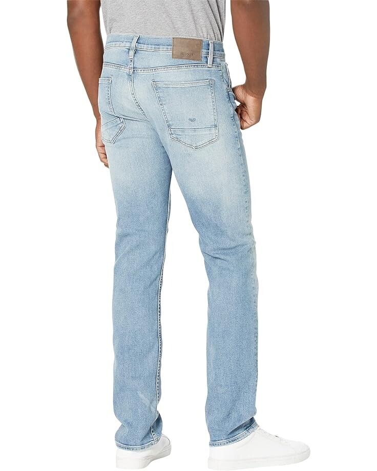 

Джинсы Hudson Jeans Byron Slim Straight Zip Fly in Accel, цвет Accel