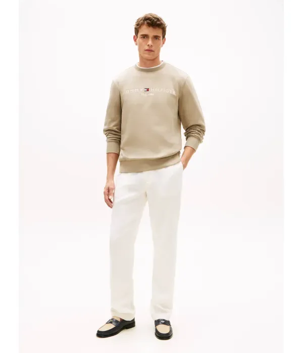 Толстовка regular fit Tommy Hilfiger, бежевый — фото 2