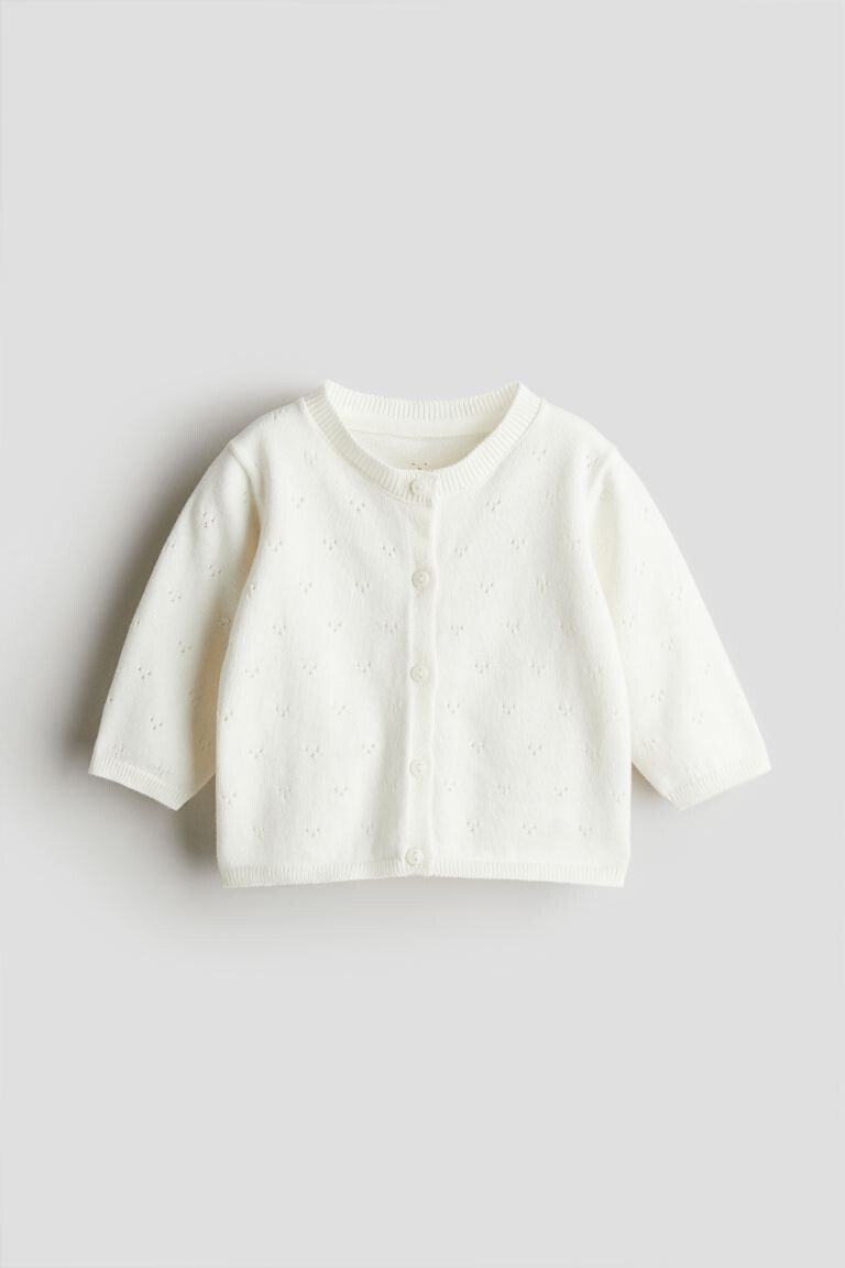

Вязаный кардиган H&M, белый