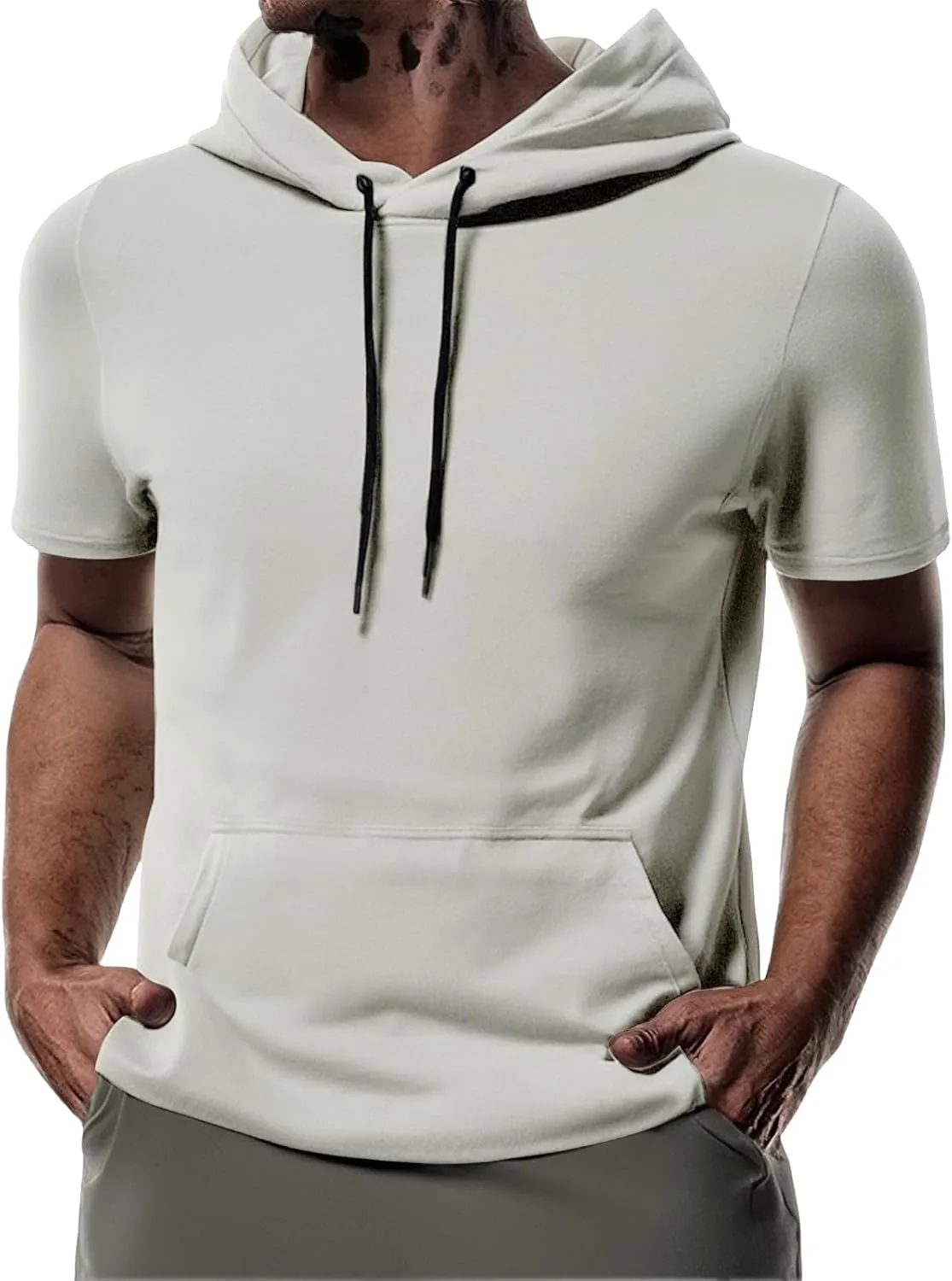 

Мужская толстовка с коротким рукавом Casual Quick Dry evzosrz