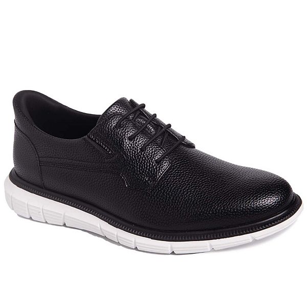 

Мужские оксфорды Cloud street с технологией hands-free slip on Marc Joseph New York, Black Grainy Leather