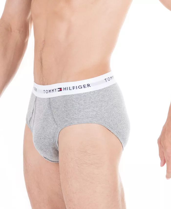 Мужские классические хлопковые трусы с влагоотводящим эффектом, 4 шт Tommy Hilfiger, мультиколор — фото 4