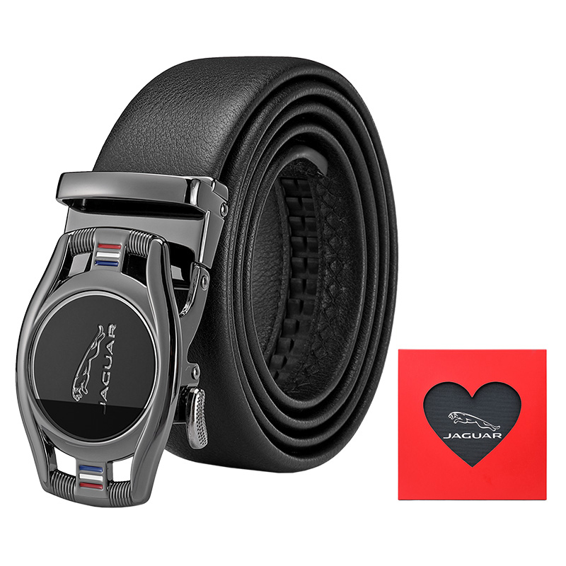 

JAGUAR Кожаный ремень мужской, Black Heart Box Clothing Sets