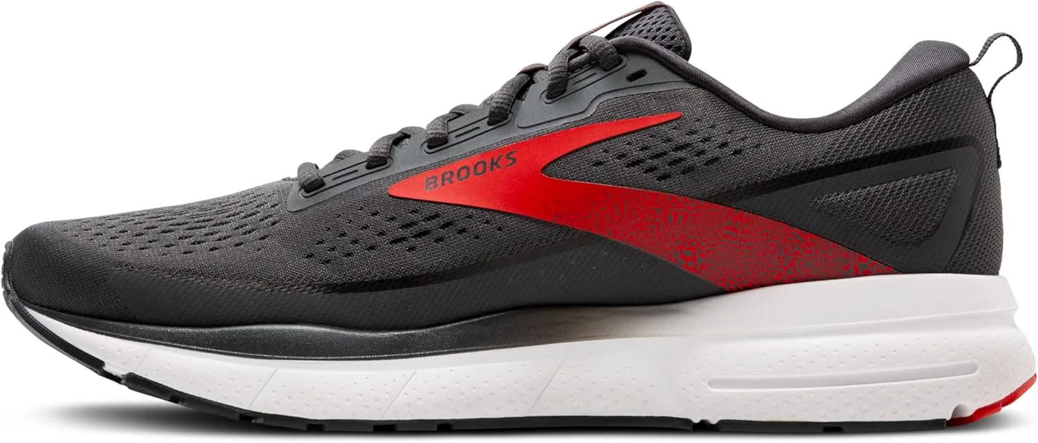 Мужские нейтральные беговые кроссовки Brooks Trace 3, красно-белый — фото 4