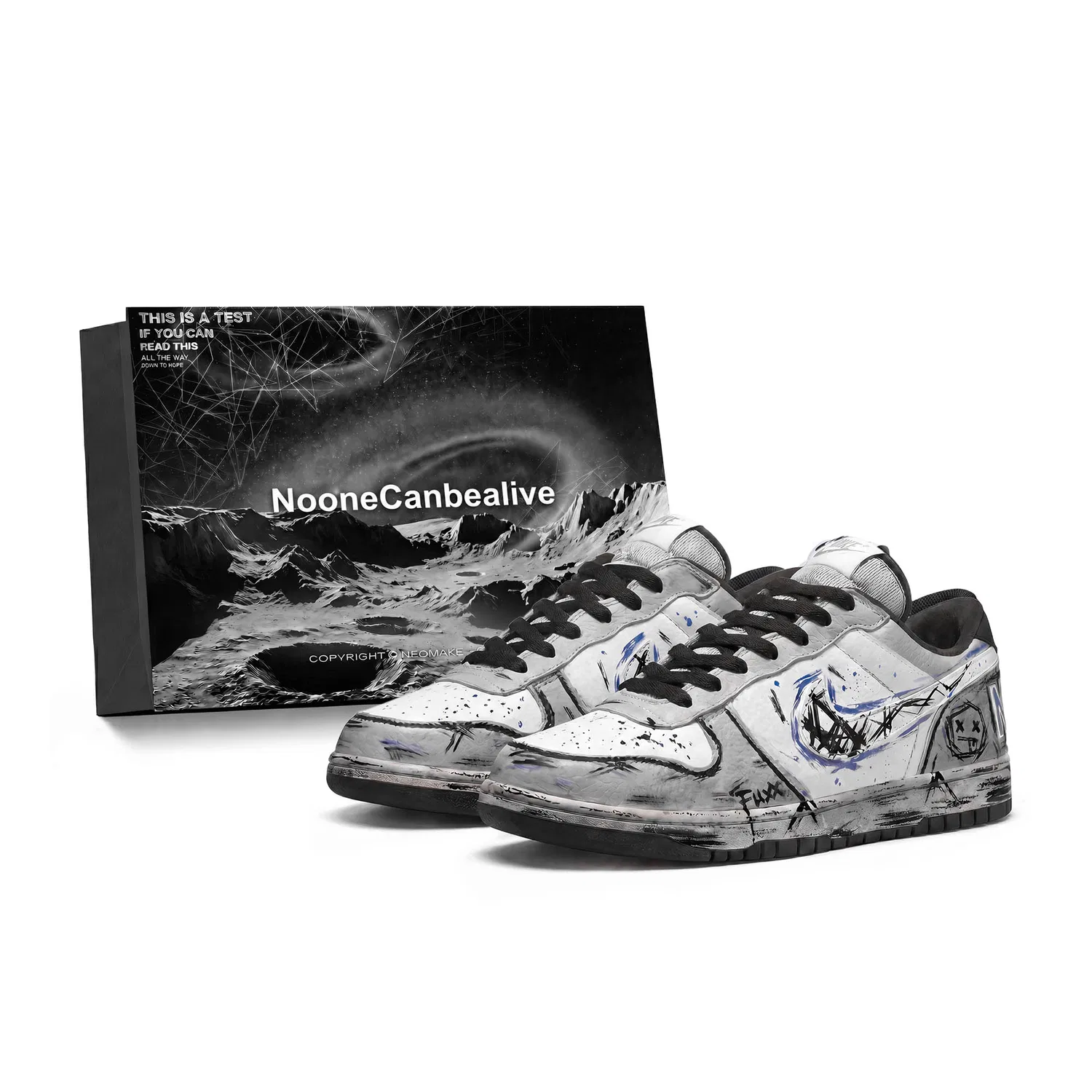 Кроссовки низкие Nike Big Space Exploration серые