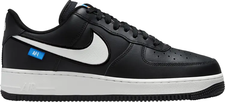 

Кроссовки Air Force 1 '07 'Blue Label - Black White', черный, Серый;черный, Кроссовки Air Force 1 '07 'Blue Label - Black White', черный