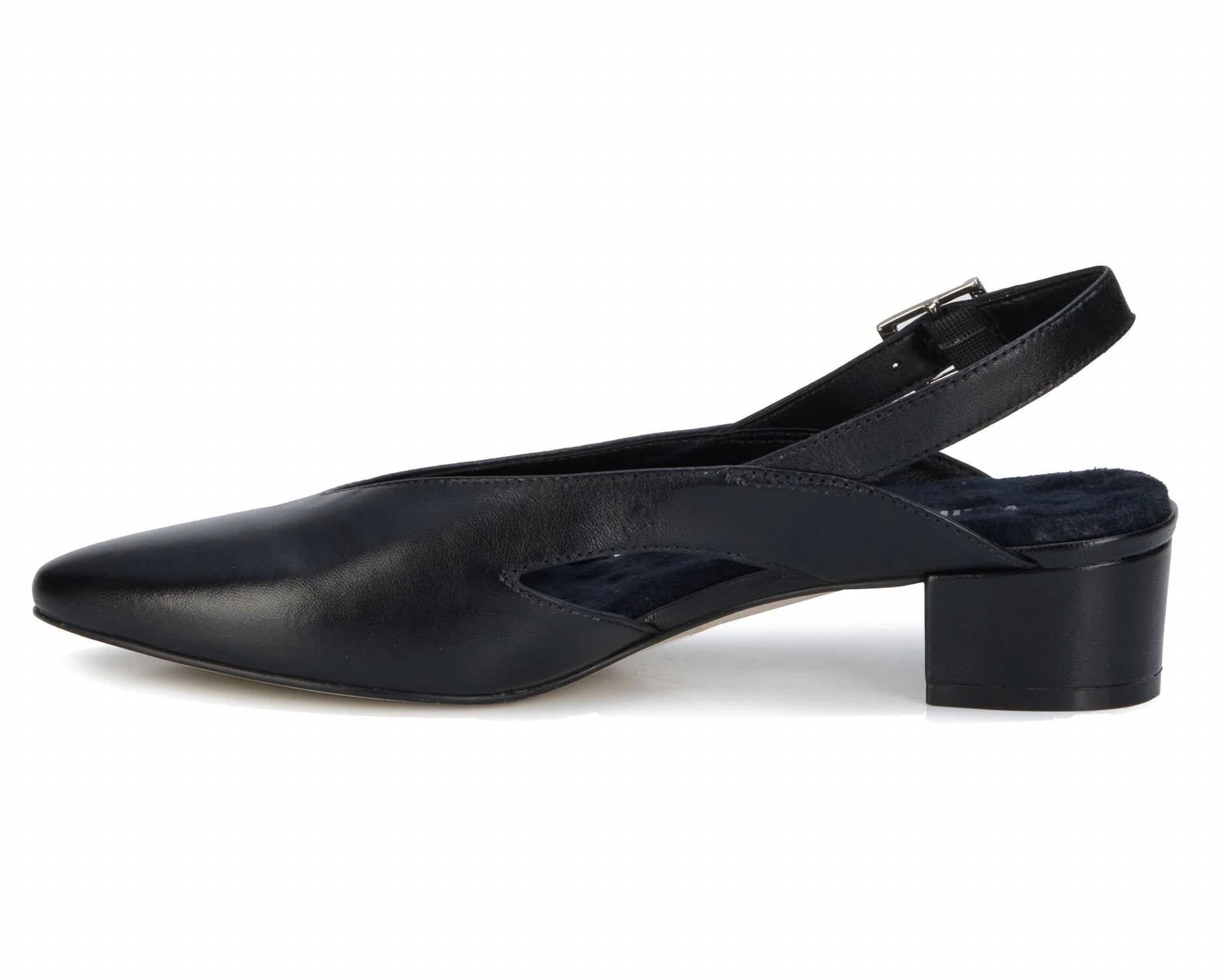 Сандалии Harlan Slingback - узкие, черного цвета the walking cradle co. — фото 3
