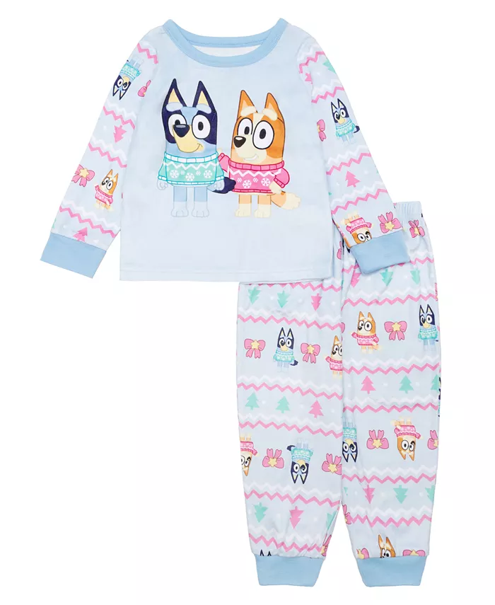 

Детский пижамный комплект с длинными рукавами для девочек Bluey