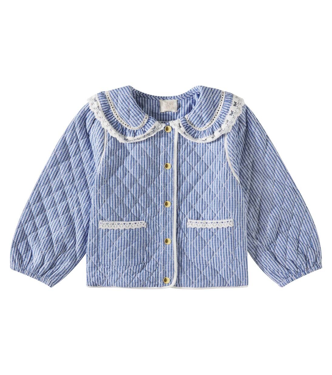 

Куртка из хлопка Joulia Louise Misha, цвет blue sonnet vichy