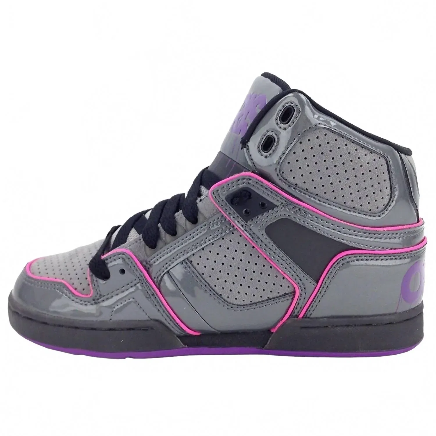 Osiris Кроссовки Girls NYC 83 Slim Ult в угольно-серо-фиолетовом цвете