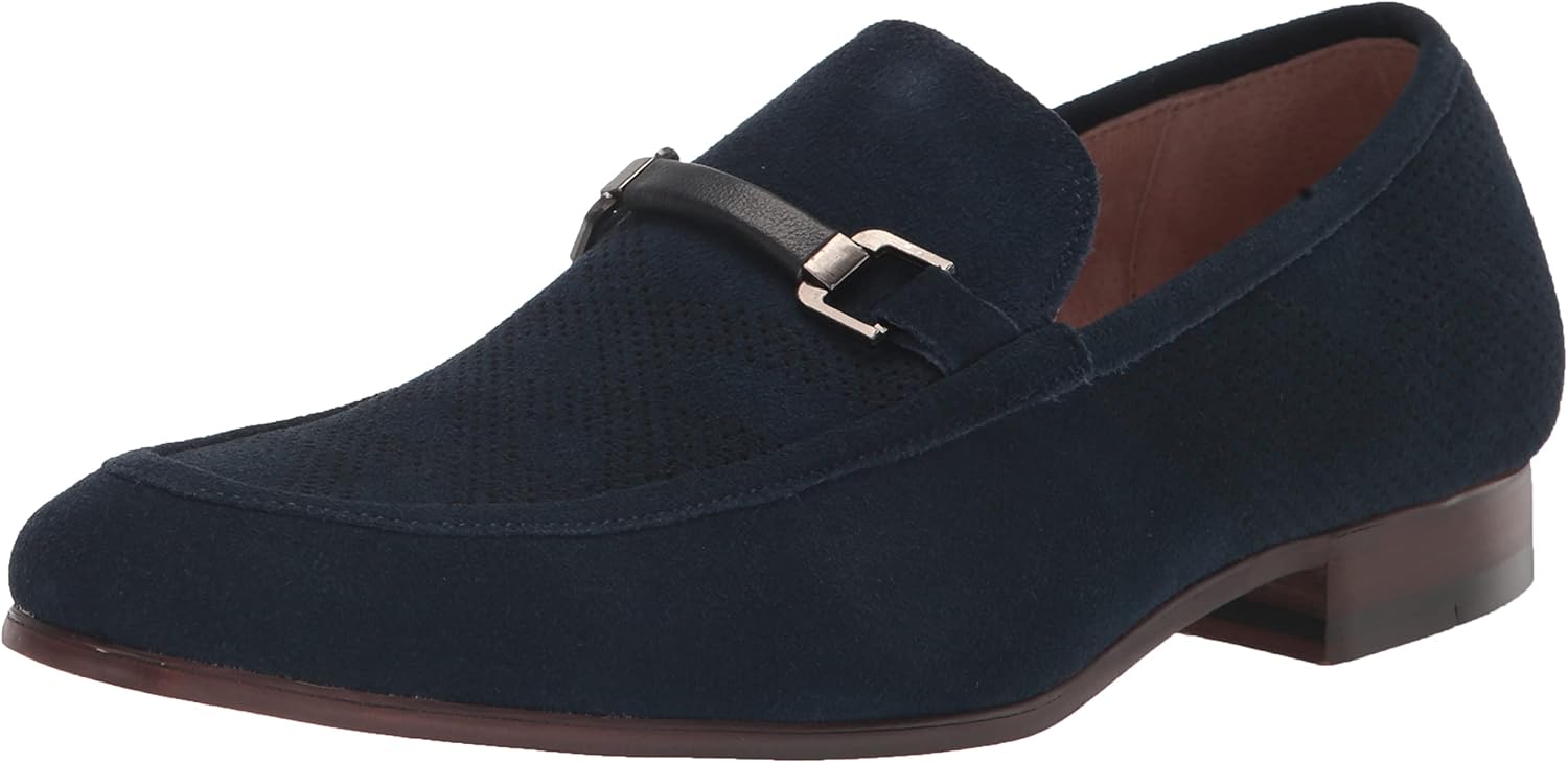 

Мужские мокасины Stacy Adams, модель Wydell Moc Toe Bit Slip-On, темно-синий