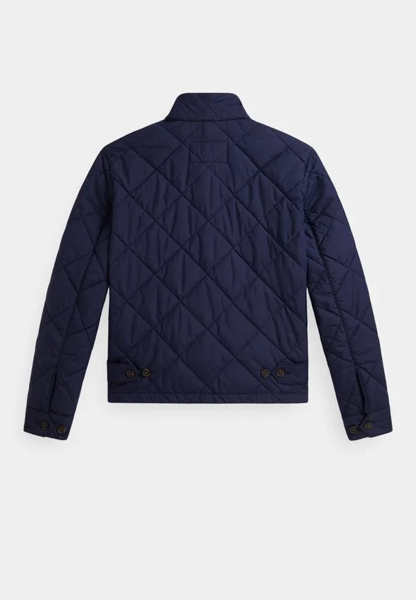 Стеганая куртка с высоким воротником 714y, куртка для межсезонья Polo Ralph Lauren, Newport Navy — фото 2