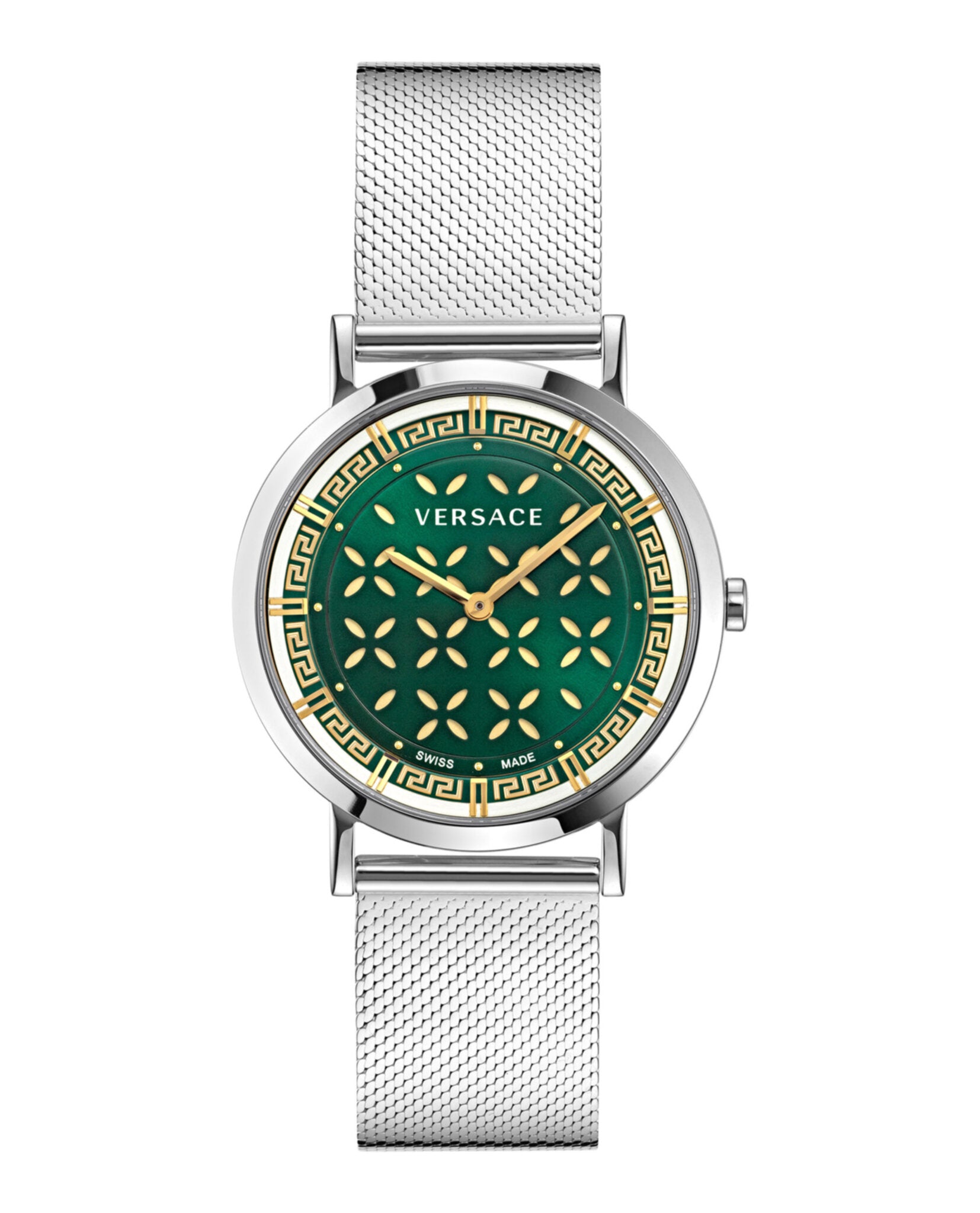 

Часы Versace New Generation, цвет silver/stainless steel/green