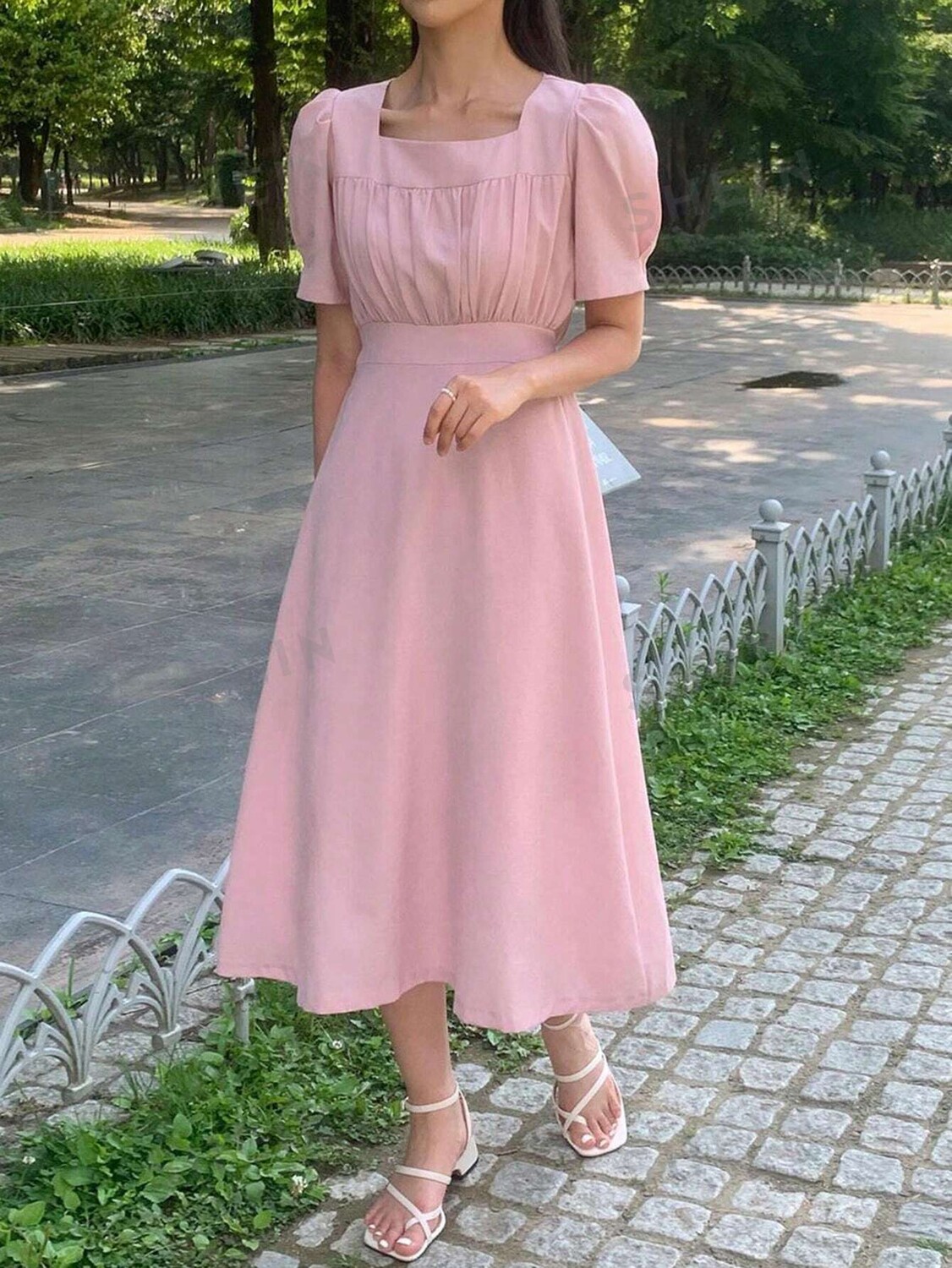 

Платье женское Dazy с пышными рукавами, розовый