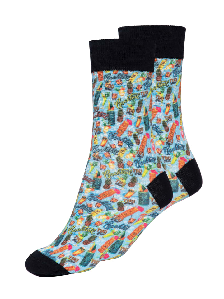 

Носки King Kerosin Tiki Cocktail синего цвета