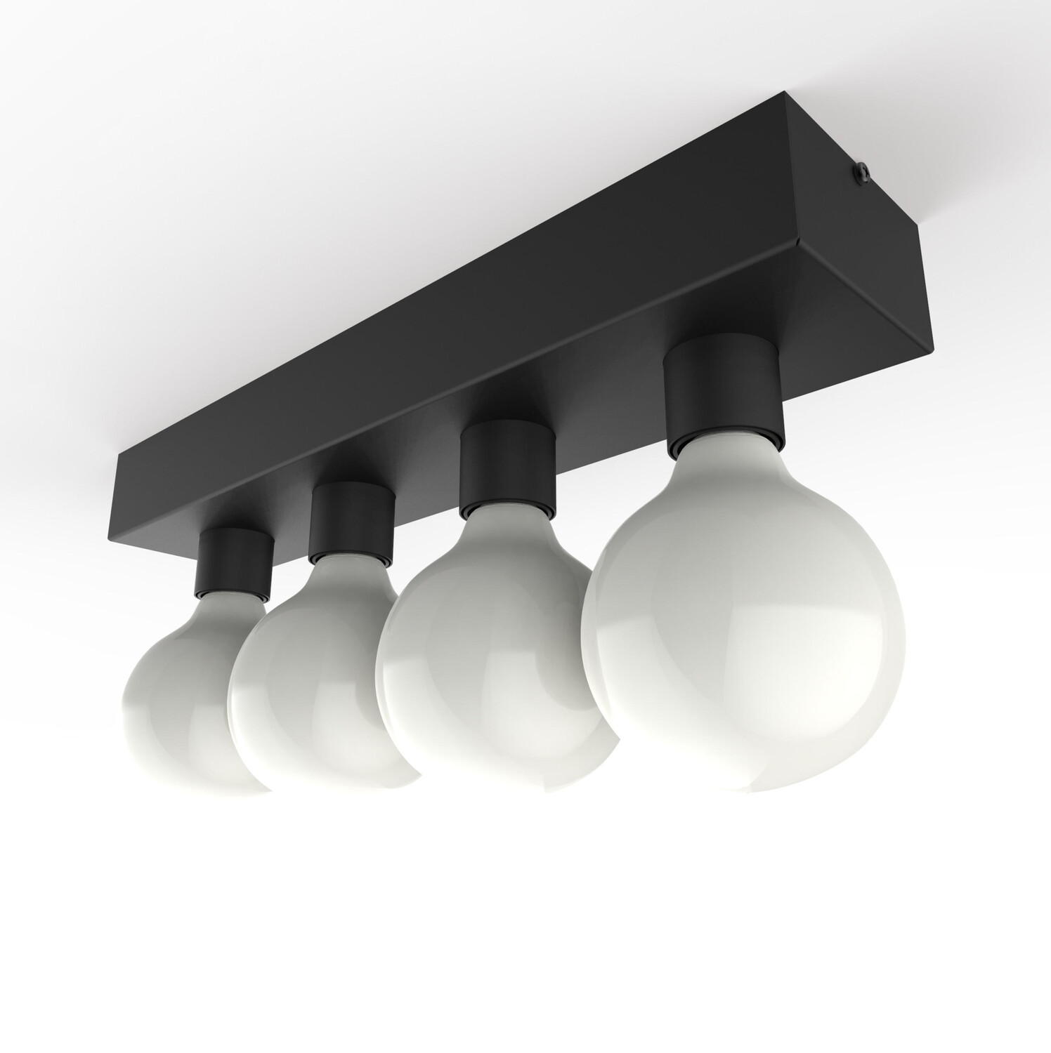 

Потолочный светильник Lumicom, 10x45x7,5 см, черный